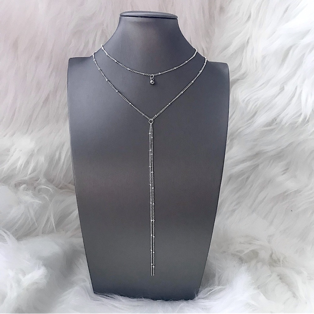 🔴𝟭𝟬/$𝟮𝟱🔴NEW 2 Layered Drop Necklace - Picture 4 of 15